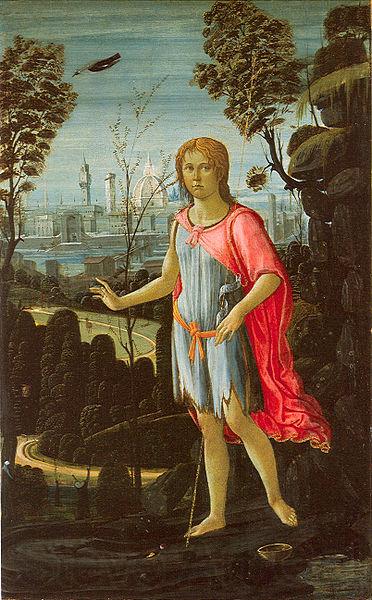 JACOPO del SELLAIO Saint John the Baptist France oil painting art